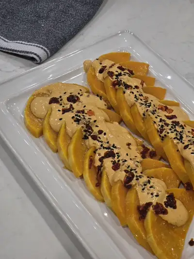 Seared salmon with dill cream sauce, a farm-to-table dish by Nashville private chef Mollie